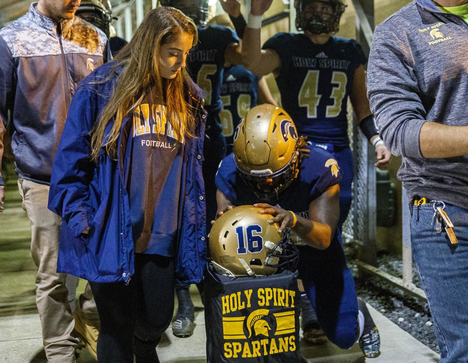 Wearing #16 for Walsh
